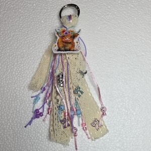 Highland Cow Bag/purse Charm